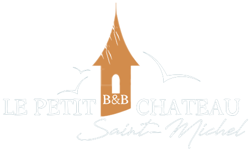 Logo Le Petit Chateau Saint Michel wit, bed and breakfast